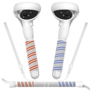 lot 300 image: YOGES Handle Attachments Compatible with Oculus Quest 2 Controller Accessories, VR Gorilla Tag Long Arms Dual Extension Grips Compatible with Meta Quest 2 for Beat Saber Supernatural More VR Games - Retail $17