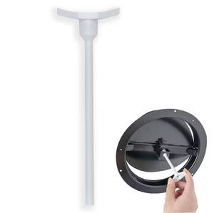 lot 330 image: Handua Plastic Damper Key for Round Ceiling Diffusers �� HVAC Airflow Adjustment Tool Compatible with 6, 8, 10, 12 Inch Butterfly Dampers �� Key Only, Damper Not Included - Retail $7