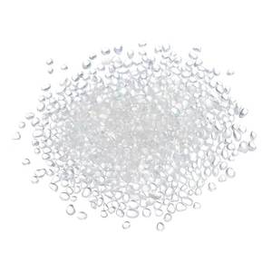 lot 809 image: uxcell Round Fire Glass Beads, Glass Marbles, Glass Pebbles, Vase Fillers Beads Gems for Fish Tank Aquarium 3-6mm 300g0.67 Lbs Clear - Retail $10