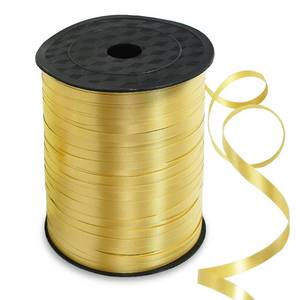 lot 811 image: TONIFUL 500 Yards Curling Ribbon-Balloon Ribbon-Balloon String for Art&Craft Decor,Gift Wrapping,Ribbons and Bows for Christmas New Year Birthday Gifts Supplies (Gold) - Retail $6
