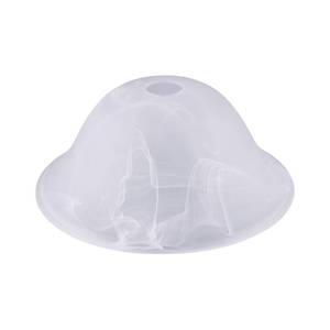 lot 846 image: Alabaster White Glass Lamp Shade for Floor lamp��12 Diameter x 5.1 High��Pendant lamp ceiling fan light Floor Lamp Replacement Parts - Retail $33