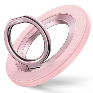 lot 872 image: SYNCWIRE Magnetic Phone Ring Holder for MagSafe, 360° Rotation Cell Phone Grip Stand Finger Ring Kickstand Two-Sided Magnet Compatible with iPhone 17 Pro Max 16 15 14 13 12 MagSafe Accessories - Retail $18