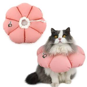 lot 879 image: HiDREAM Cat Cone Collar,Cute Waterproof Elizabethan e Collar for Cats,Anti-Bite Lick Wound Healing Safety Cat Recovery Collar,All-Season Style - Retail $16
