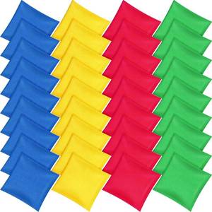 lot 967 image: Foilswirl 36 Pcs Nylon Bean Bags for Tossing Small Colorful Cornhole Bean Bags Bulk for Kids Hand Tossing Family Game for Cornhole Party Supplies (5 X 5,Bright Colors) - Retail $39