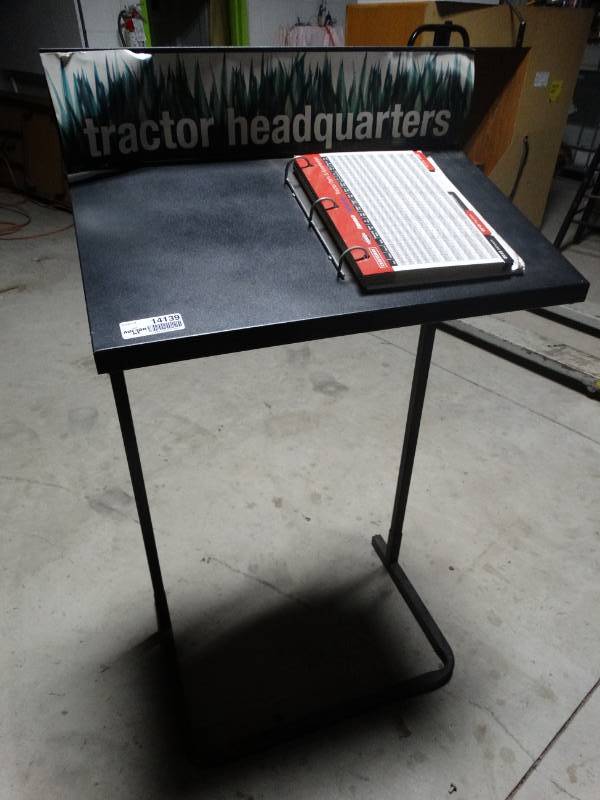 lot 14139 image: Metal information stand
