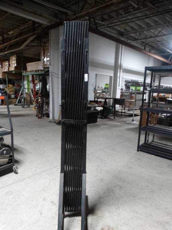 lot 14158 image: Expanding gate on wheels- 78 tall x 78 long
