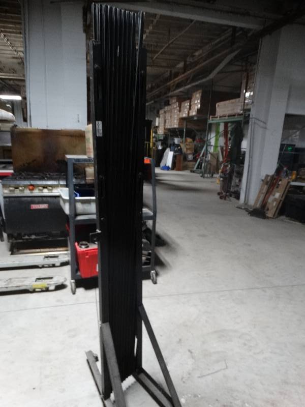 lot 14160 image: Expanding gate on wheels- 78 tall x 78 long