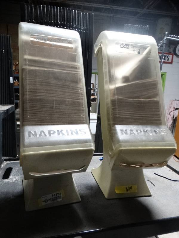 lot 14173 image: 2 napkin dispensers.