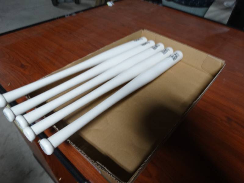 lot 14180 image: 5 Wichita Wingnuts 18 mini baseball bats.