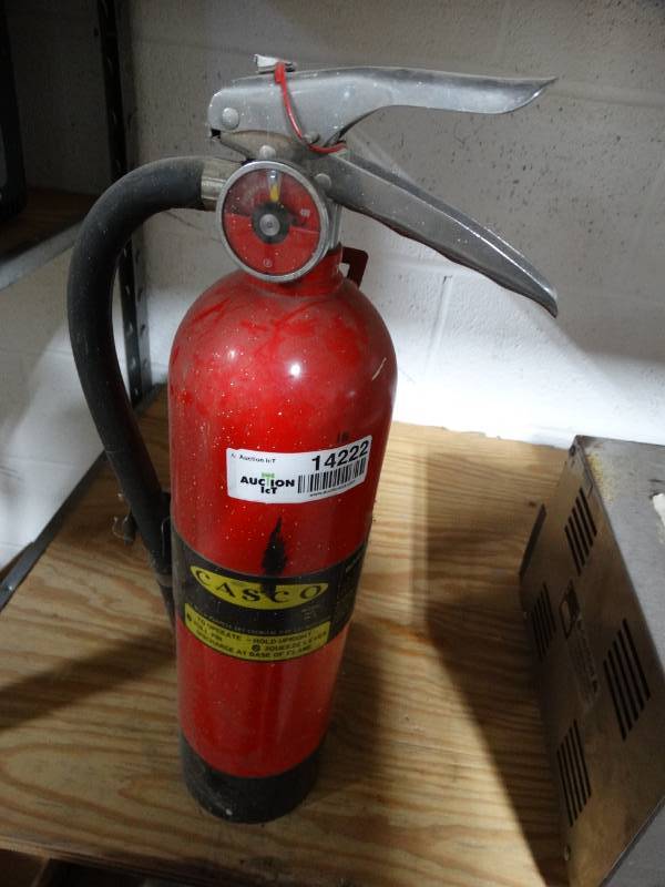 lot 14222 image: Fire extinguisher.