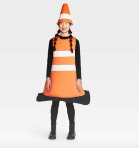 Hyde and EEK! Glow-in-the-Dark Traffic Cone Costume, MISSING HAT