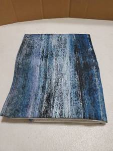 lot 54920 image: Blue Grey Table Runners Modern Art Farmhouse Linen Table Runners Dresser Scarves Retro Rustic Style for Party Kitchen Dining Table Coffee Holiday Party Decor (Blue Grey, 13x 71) - Retail $12