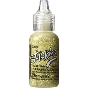 lot 54943 image: Ranger 12-Ounce Stickles Glitter Glue, Gold (SGG01-799) - Retail $5
