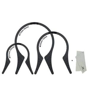 lot 54953 image: 3 Packs Camera Lens Filter Wrench Kit, CPL UV ND Filter Removal Wrench Tool Set, Fit 37mm-52mm 55mm-72mm 77mm-95mm Lens Thread for Canon Nikon Sony Fujifilm Olympus Panasonic and Other Camera - Retail $9
