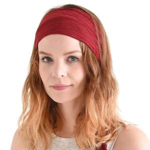 lot 54967 image: Womens Pirate Headband Headwrap - Turban Head Scarf, Pirate Bandana for Men, Festival Accessories, Boho Hair Band, Unisex Halloween Bandana Dark Red - Retail $19
