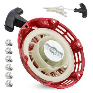 lot 54981 image: 212CC Pull Start Recoil Starter - Compatible with Harbor Freight Predator 69730 69727 212cc 173cc 6.5HP 7HP OHV Engine Power 91520 92207 92208 92210 Go Kart Pit Bike Generator Lawnmower - Retail $13