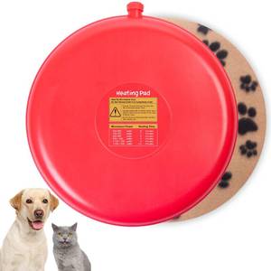 lot 55012 image: Original Pet Heating Pad Microwave, Snuggle Warming Safe Outdoor Newborn Kitten Puppy Pet Bed Warmer, Gel Reusable Heat Disc, Waterproof Heating Disk for Dog Cat Rabbit and Guinea Pig Gifts - Retail $27