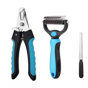 lot 55032 image: Dog & Cat Pets Nail Clippers and Trimmers - with Safety Guard to Avoid Overcutting, Free Nail File, Razor Sharp Blade - Professional Grooming Tool for Pets - Retail $8