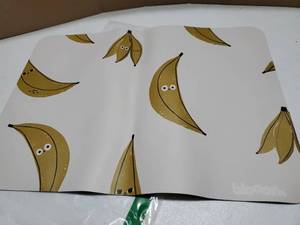 lot 55035 image: Blooom Placemat for Baby, Toddler & Kids  Wipeable, Reusable and Eco-Friendly  Baby Weaning Placemat for Mealtime & Snacktime  Modern Design (Banana, 12 x 17)