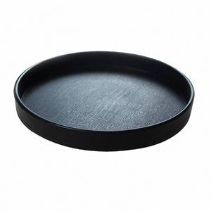 lot 55042 image: OMEM Reptile Food Bowl Water Dish, Feeding Dish, Birds Bowl (L, Black) 1pcs  - Retail $18