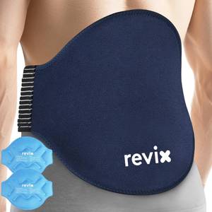 lot 55065 image: Extra Large Ice Pack for Back Relief, 2 Pack Reusable Gel Ice Pack Wraps for Lower Back, 13.4x 11, Cold Compress Therapy for Waist, Lower Lumbar, Tailbone Discomfort Relief, Muscle Relaxation - Retail $25