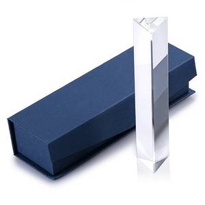 lot 55076 image: Photography Prism, 6 Crystal Glass Triangular Prism Full Rainbow Color Spectrum Best for Photography - Retail $10