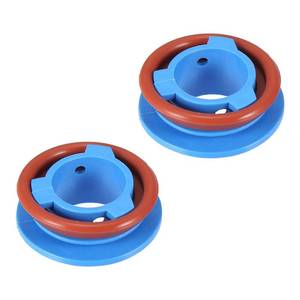 lot 55077 image: 2pcs H11 LED Headlight Adapter Base Bulb Sockets Retainer Holder Universal for Car Blue - Retail $9