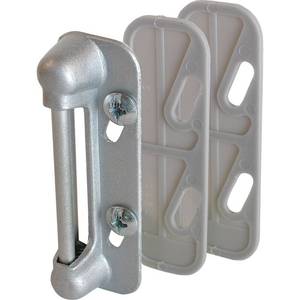 lot 4816 image: Prime-Line K 5003 Aluminum, Spring-Loaded Screen Door Strike Plate (Single Pack)