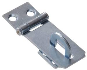 lot 4838 image: Hardware Essentials 851431 Fixed Staple Safety Hasp Zinc 1-12 - Retail $8