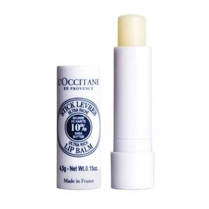 lot 4855 image: LOCCITANE 10% Organic Shea Butter Ultra Rich Lip Balm Stick, Moisturizes, Nourishes, Repairs & Softens Dry, Chapped Lips, Long Lasting, Vegan - Retail $11