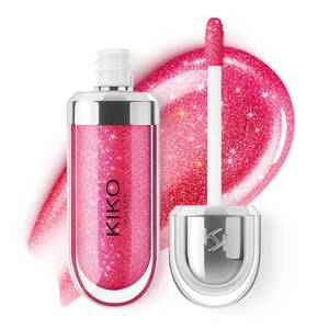 lot 4856 image: KIKO Milano 3D Hydra Lip Gloss High Shine, Hydrating, Plumping, Non-Sticky, Moisturizing Lip Makeup 10 Sparkling Strawberry 6.5ml - Retail $14