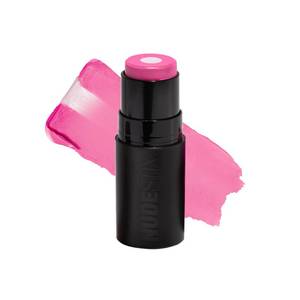 lot 4894 image: Nudestix Nudies Matte  Glow Core Dual-Core Cream Blush Stick with Matte Color &amp Radiant Glow Balm for Cheeks, Eyes &amp Lips  With Ceramides, Peptides &amp Vitamin E  Magenta Magic - Retail $18