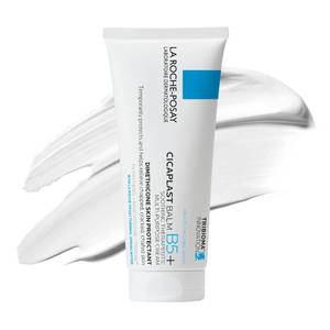 lot 4958 image: La Roche-Posay Cicaplast Balm B5, Madecassoside  Shea Butter  Vitamin B5 Panthenol, Healing Ointment & Therapeutic Multi Purpose Calming Cream for Dry & Irritated Skin, Paraben Free, 100ml - Retail $33