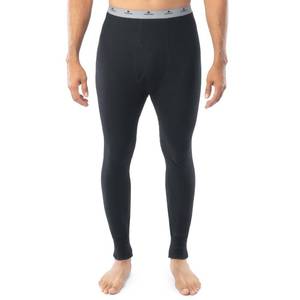 lot 4965 image: Indera Mens Heavyweight Cotton Waffle Long Johns Thermal Underwear Bottom, Black, Medium - Retail $15