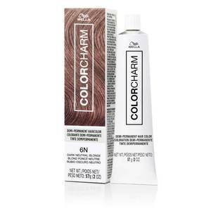 lot 4970 image: COLORCHARM Demi Permanent Hair Color 6N Dark Neutral Blonde Gloss, Refresh & Tone 2 Fl Oz - Retail $10
