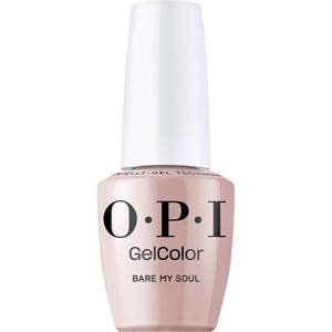 lot 5033 image: OPI GelColor Bare My Soul  Sheer Soft Beige Creme LED Cure Gel Nail Polish  Salon-Quality Shine, Long-Lasting Wear  Vegan &amp HEMA Free  0.5 Fl Oz - Retail $24