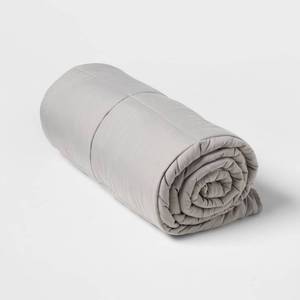 lot 5057 image: 50x70 12lbs Weighted Blanket Gray - Room Essentials - Retail $40