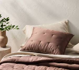 lot 5110 image: Standard Rayon from Bamboo Quilt Pillow Sham Fig - Casaluna&nbsp