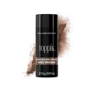 lot 5130 image: Toppik Hair Building Fibers, Medium Brown, 27.5g Fill In Fine or Thinning Hair, Instantly Thicker, Fuller Looking, 9 Shades for Men & Women, Keratin Protein Formula - Retail $47
