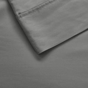 lot 5163 image: King 1000 Thread Count Cotton Blend Cooling 4pc Sheet Set Charcoal - Retail $185