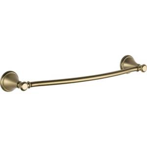 lot 5171 image: DELTA Cassidy 18 inch Towel Bar, Champagne Bronze, Bathroom Accessories, 79718-CZ - Retail $32