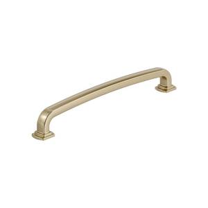 lot 5188 image: Amerock Surpass 7-916 inch (192mm) Center-to-Center Golden Champagne Cabinet Pull, BP55520BBZ - Retail $22