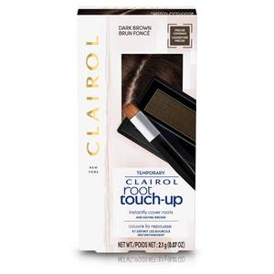 lot 5197 image: Clairol Root Touch-Up Temporary Concealing Powder, Dark Brown Hair Color, Pack of 1 - Retail $10