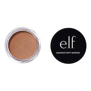 lot 5218 image: e.l.f. Luminous Putty Bronzer, Lightweight Putty-to-Powder Bronzer For A Radiant, Glowing Finish, Highly Pigmented, Vegan &amp Cruelty-Free, Seaside Shimmer&nbsp
