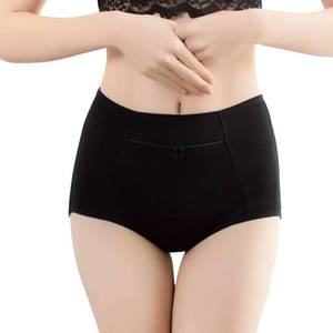 lot 5268 image: SKTAMAI Pocket Pantie for Women, Underwear with Secret Pocket Briefs Black Large&nbsp