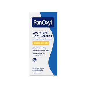 lot 5333 image: PanOxyl PM Overnight Spot Patches, Advanced Hydrocolloid Healing Technology, Fragrance Free, 80 Count - Retail $16