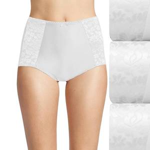 lot 5395 image: Bali Womens Double Support Brief 3-Pack Underwear, Generic Mixed Assortment, 7 - Retail $20