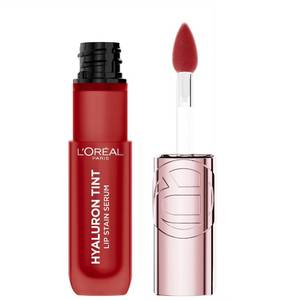 lot 5399 image: LOreal Paris Hyaluron Tint Lip Stain Serum, Long Lasting, Hydrating Lip Makeup Infused with Hyaluronic Acid, 420 Le Rouge Paris (Universal Red) - Retail $11