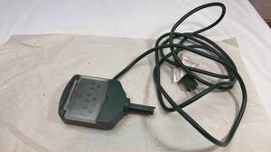 lot 44 image: Green Outdoor Extension Cord w Broken Lawn Stake - For LightsGarden