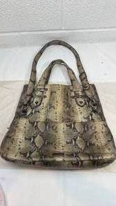 lot 45 image: Snake Print Gothic Platform Boots